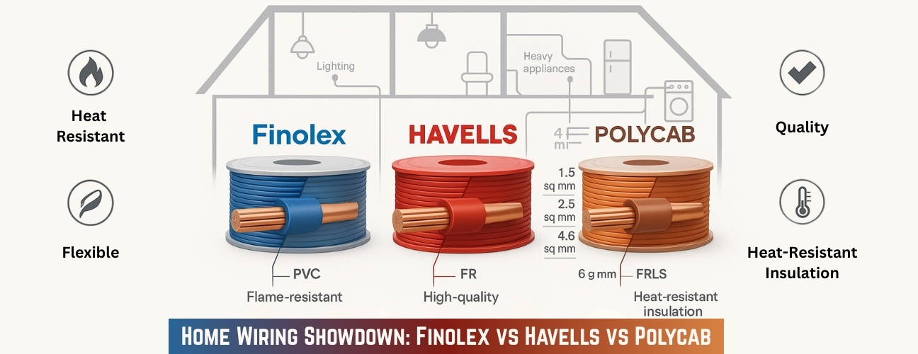 Home Wiring Showdown - Finolex vs Havells vs Polycab